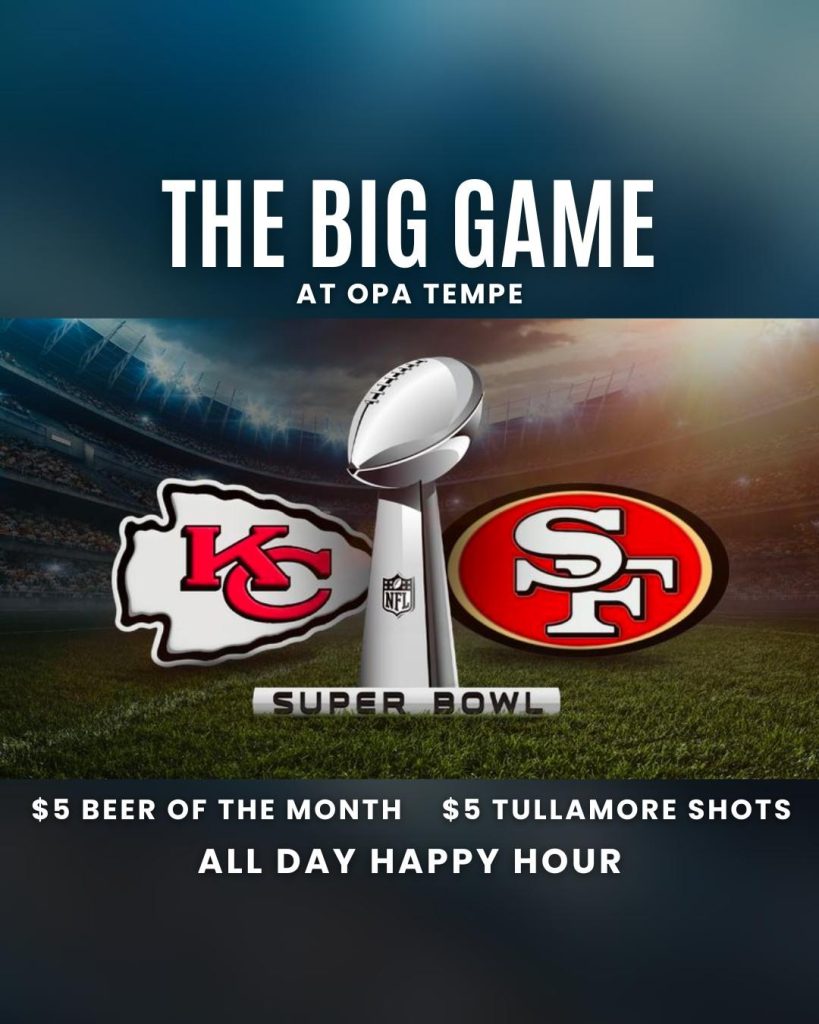 THE BIG GAME, COMMERCIALS, AND GOOD FOOD!