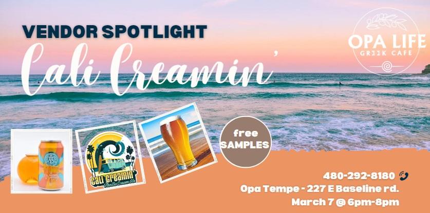 Vendor Spotlight - Featuring Cali Creamin' Cream Ale